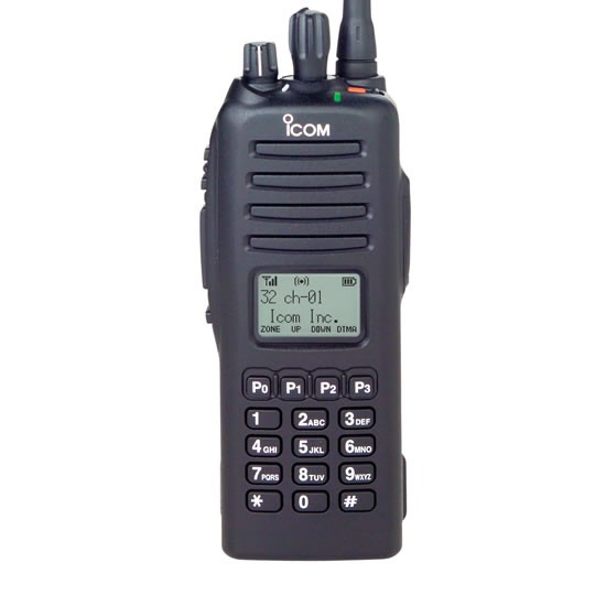 ICOM IC-F70DS 01 136-174MHz P25 Radio, No DTMF Keypad